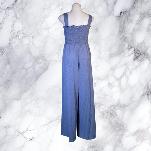 Roxy Just Passing By Jumpsuit in Wild Wind Blue - Picture 9 of 12